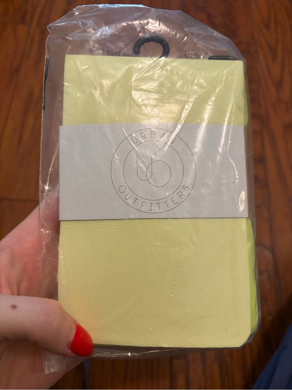 Urban Outfitters Pale Yellow Hosiery Socks